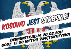 demonstracja kosowo jest serbskie