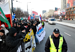 kosowo jest serbskie, warszawa, demonstracja