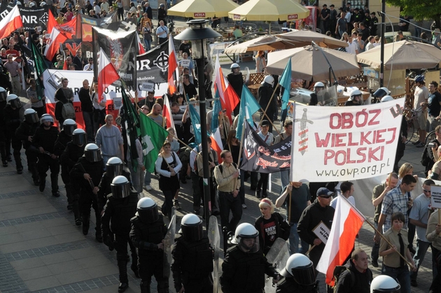 Manifestacja ONR w Lublinie, 22.05.2010