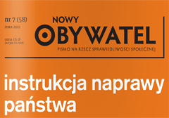 Nowy Obywatel, Zima 2012/2013, nr 7 (58)