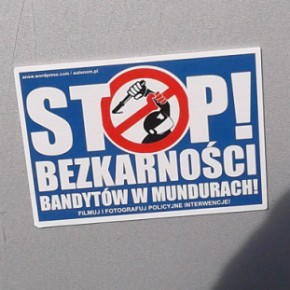 Stalowa Wola: "Stop bezkarności bandytów w mundurach!"