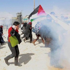 Izraelskie służby zaatakowały marsz palestyńskich kobiet