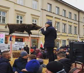 Policja spacyfikowała protestujących rolników (+WIDEO)