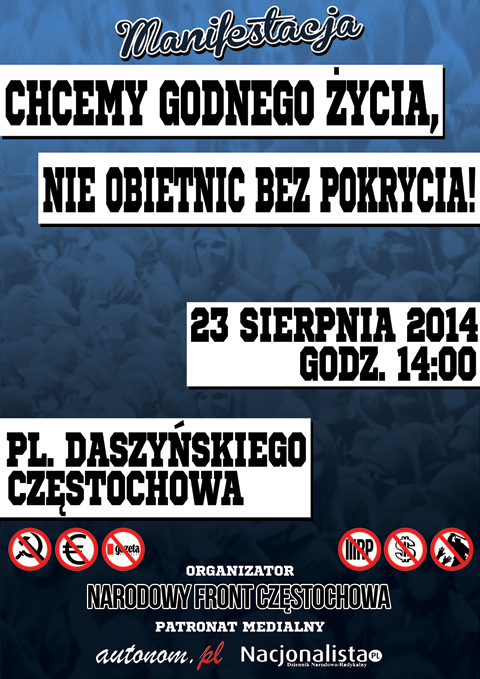 czestochowa-23-sierpnia-manifestacja