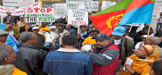 Erytrejczycy starli się na ulicach Hagi (+WIDEO)
