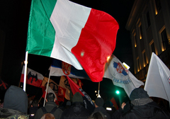 Przemówienie aktywisty Europejskiego Frontu Solidarności dla Kosowa na manifestacji "Kosowo jest serbskie" w Warszawie (15.02.2014)