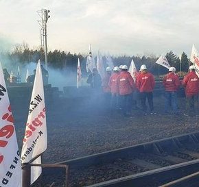 Górnicy zablokowali terminal z rosyjskim węglem