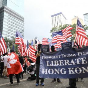 Demonstranci z Hongkongu chcą interwencji Amerykanów