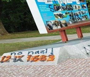 Austriaccy "antyfaszyści" zdewastowali pomniki Odsieczy Wiedeńskiej