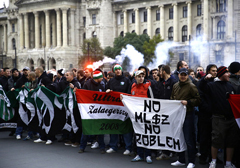 Węgry: manifestacja kibiców przeciwko polityce rządu